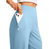 imageG Gradual Womens 12quot Bermuda Long Shorts with Pockets High Waisted Stretch Knee Length Shorts for Women Summer WalkingPure Blue
