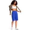 imageG Gradual Womens 12quot Bermuda Long Shorts with Pockets High Waisted Stretch Knee Length Shorts for Women Summer WalkingRoyal Blue