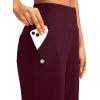 imageG Gradual Womens 12quot Bermuda Long Shorts with Pockets High Waisted Stretch Knee Length Shorts for Women Summer WalkingWine