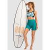 imageG Gradual Womens 5quot High Waisted Swim Board Shorts with Phone Pockets UPF 50 Quick Dry Beach Shorts for Women with LinerAqua Blue
