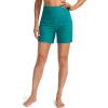 imageG Gradual Womens 5quot High Waisted Swim Board Shorts with Phone Pockets UPF 50 Quick Dry Beach Shorts for Women with LinerAqua Blue