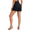 imageG Gradual Womens 5quot High Waisted Swim Board Shorts with Phone Pockets UPF 50 Quick Dry Beach Shorts for Women with LinerBlack