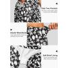 imageG Gradual Womens 5quot High Waisted Swim Board Shorts with Phone Pockets UPF 50 Quick Dry Beach Shorts for Women with LinerBlack Floral