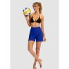 imageG Gradual Womens 5quot High Waisted Swim Board Shorts with Phone Pockets UPF 50 Quick Dry Beach Shorts for Women with LinerDazzling Blue