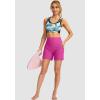 imageG Gradual Womens 5quot High Waisted Swim Board Shorts with Phone Pockets UPF 50 Quick Dry Beach Shorts for Women with LinerRose