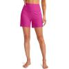 imageG Gradual Womens 5quot High Waisted Swim Board Shorts with Phone Pockets UPF 50 Quick Dry Beach Shorts for Women with LinerRose