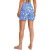 imageG Gradual Womens 5quot High Waisted Swim Board Shorts with Phone Pockets UPF 50 Quick Dry Beach Shorts for Women with LinerSun Flower