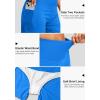 imageG Gradual Womens 5quot High Waisted Swim Board Shorts with Phone Pockets UPF 50 Quick Dry Beach Shorts for Women with LinerVivid Blue