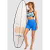 imageG Gradual Womens 5quot High Waisted Swim Board Shorts with Phone Pockets UPF 50 Quick Dry Beach Shorts for Women with LinerVivid Blue
