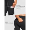 imageG Gradual Womens 6 Pockets High Waist Yoga Pants Stretch Cargo Flare Leggings for Fitness Travel Casual WearBlack