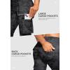 imageG Gradual Womens 6 Pockets High Waist Yoga Pants Stretch Cargo Flare Leggings for Fitness Travel Casual WearGrey Camo