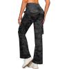 imageG Gradual Womens 6 Pockets High Waist Yoga Pants Stretch Cargo Flare Leggings for Fitness Travel Casual WearGrey Camo