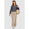 imageG Gradual Womens 6 Pockets High Waist Yoga Pants Stretch Cargo Flare Leggings for Fitness Travel Casual WearKhaki