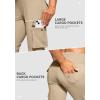 imageG Gradual Womens 6 Pockets High Waist Yoga Pants Stretch Cargo Flare Leggings for Fitness Travel Casual WearKhaki