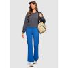 imageG Gradual Womens 6 Pockets High Waist Yoga Pants Stretch Cargo Flare Leggings for Fitness Travel Casual WearRoyal Blue