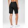 imageG Gradual Womens 9quot Bermuda Long Shorts with Pockets High Waisted Athletic Knee Length Shorts for Women Walking WorkoutBlack