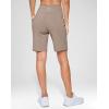 imageG Gradual Womens 9quot Bermuda Long Shorts with Pockets High Waisted Athletic Knee Length Shorts for Women Walking WorkoutDark Khaki