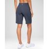 imageG Gradual Womens 9quot Bermuda Long Shorts with Pockets High Waisted Athletic Knee Length Shorts for Women Walking WorkoutDusty Blue
