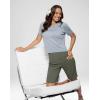 imageG Gradual Womens 9quot Bermuda Long Shorts with Pockets High Waisted Athletic Knee Length Shorts for Women Walking WorkoutGrey Sage