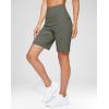 imageG Gradual Womens 9quot Bermuda Long Shorts with Pockets High Waisted Athletic Knee Length Shorts for Women Walking WorkoutGrey Sage
