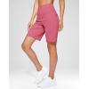 imageG Gradual Womens 9quot Bermuda Long Shorts with Pockets High Waisted Athletic Knee Length Shorts for Women Walking WorkoutVelvet Dust