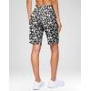 imageG Gradual Womens 9quot Bermuda Long Shorts with Pockets High Waisted Athletic Knee Length Shorts for Women Walking WorkoutWhite Flower