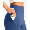 imageG Gradual Womens Bermuda Long Shorts with Pockets 9quot High Waisted Knee Length Shorts for Women Walking Athletic WorkoutBlue