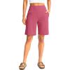 imageG Gradual Womens Bermuda Long Shorts with Pockets 9quot High Waisted Knee Length Shorts for Women Walking Athletic WorkoutBriar Rose