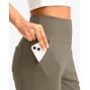 imageG Gradual Womens Bermuda Long Shorts with Pockets 9quot High Waisted Knee Length Shorts for Women Walking Athletic WorkoutDark Khaki