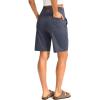 imageG Gradual Womens Bermuda Long Shorts with Pockets 9quot High Waisted Knee Length Shorts for Women Walking Athletic WorkoutDusty Blue
