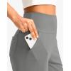 imageG Gradual Womens Bermuda Long Shorts with Pockets 9quot High Waisted Knee Length Shorts for Women Walking Athletic WorkoutLight Grey