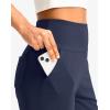 imageG Gradual Womens Bermuda Long Shorts with Pockets 9quot High Waisted Knee Length Shorts for Women Walking Athletic WorkoutNavy