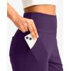imageG Gradual Womens Bermuda Long Shorts with Pockets 9quot High Waisted Knee Length Shorts for Women Walking Athletic WorkoutPurple