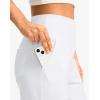 imageG Gradual Womens Bermuda Long Shorts with Pockets 9quot High Waisted Knee Length Shorts for Women Walking Athletic WorkoutWhite