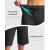 imageG Gradual Womens Bermuda Shorts with Pockets 11quot Knee Length Stretch Comfy Drawstring Long Shorts for Women Summer WalkingDark Grey