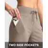 imageG Gradual Womens Bermuda Shorts with Pockets 11quot Knee Length Stretch Comfy Drawstring Long Shorts for Women Summer WalkingDark Khaki