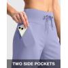 imageG Gradual Womens Bermuda Shorts with Pockets 11quot Knee Length Stretch Comfy Drawstring Long Shorts for Women Summer WalkingLavender