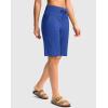 imageG Gradual Womens Bermuda Shorts with Pockets 11quot Knee Length Stretch Comfy Drawstring Long Shorts for Women Summer WalkingRoyal Blue