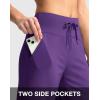 imageG Gradual Womens Bermuda Shorts with Pockets 11quot Knee Length Stretch Comfy Drawstring Long Shorts for Women Summer WalkingRoyal Lilac