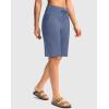 imageG Gradual Womens Bermuda Shorts with Pockets 11quot Knee Length Stretch Comfy Drawstring Long Shorts for Women Summer WalkingUniverse Blue