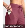 imageG Gradual Womens Bermuda Shorts with Pockets 11quot Knee Length Stretch Comfy Drawstring Long Shorts for Women Summer WalkingVelvet Dust