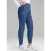 imageG Gradual Womens Fleece Lined Joggers High Waisted Water Resistant Thermal Hiking Pants Cold Weather Sweatpants with PocketsBlue