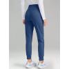 imageG Gradual Womens Fleece Lined Joggers High Waisted Water Resistant Thermal Hiking Pants Cold Weather Sweatpants with PocketsBlue