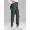 imageG Gradual Womens Fleece Lined Joggers High Waisted Water Resistant Thermal Hiking Pants Cold Weather Sweatpants with PocketsDark Grey