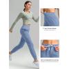 imageG Gradual Womens Fleece Lined Joggers High Waisted Water Resistant Thermal Hiking Pants Cold Weather Sweatpants with PocketsDemin Blue
