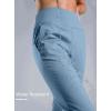 imageG Gradual Womens Fleece Lined Joggers High Waisted Water Resistant Thermal Hiking Pants Cold Weather Sweatpants with PocketsDemin Blue