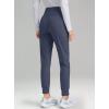 imageG Gradual Womens Fleece Lined Joggers High Waisted Water Resistant Thermal Hiking Pants Cold Weather Sweatpants with PocketsDusty Blue