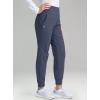 imageG Gradual Womens Fleece Lined Joggers High Waisted Water Resistant Thermal Hiking Pants Cold Weather Sweatpants with PocketsDusty Blue