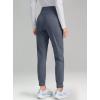 imageG Gradual Womens Fleece Lined Joggers High Waisted Water Resistant Thermal Hiking Pants Cold Weather Sweatpants with PocketsDusty Blue Heather