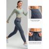 imageG Gradual Womens Fleece Lined Joggers High Waisted Water Resistant Thermal Hiking Pants Cold Weather Sweatpants with PocketsDusty Blue Heather
